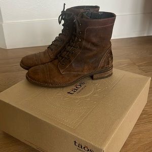 Taos Weathered-Look Boots